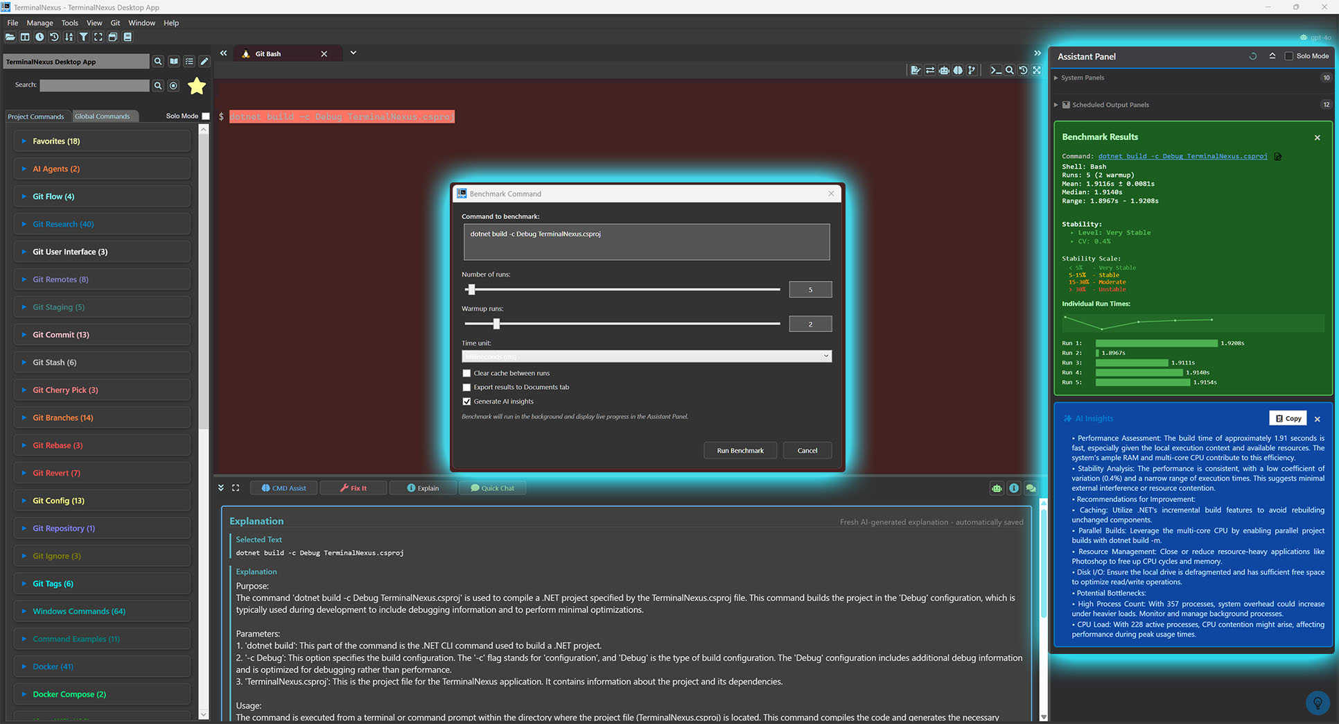 Command Benchmarking