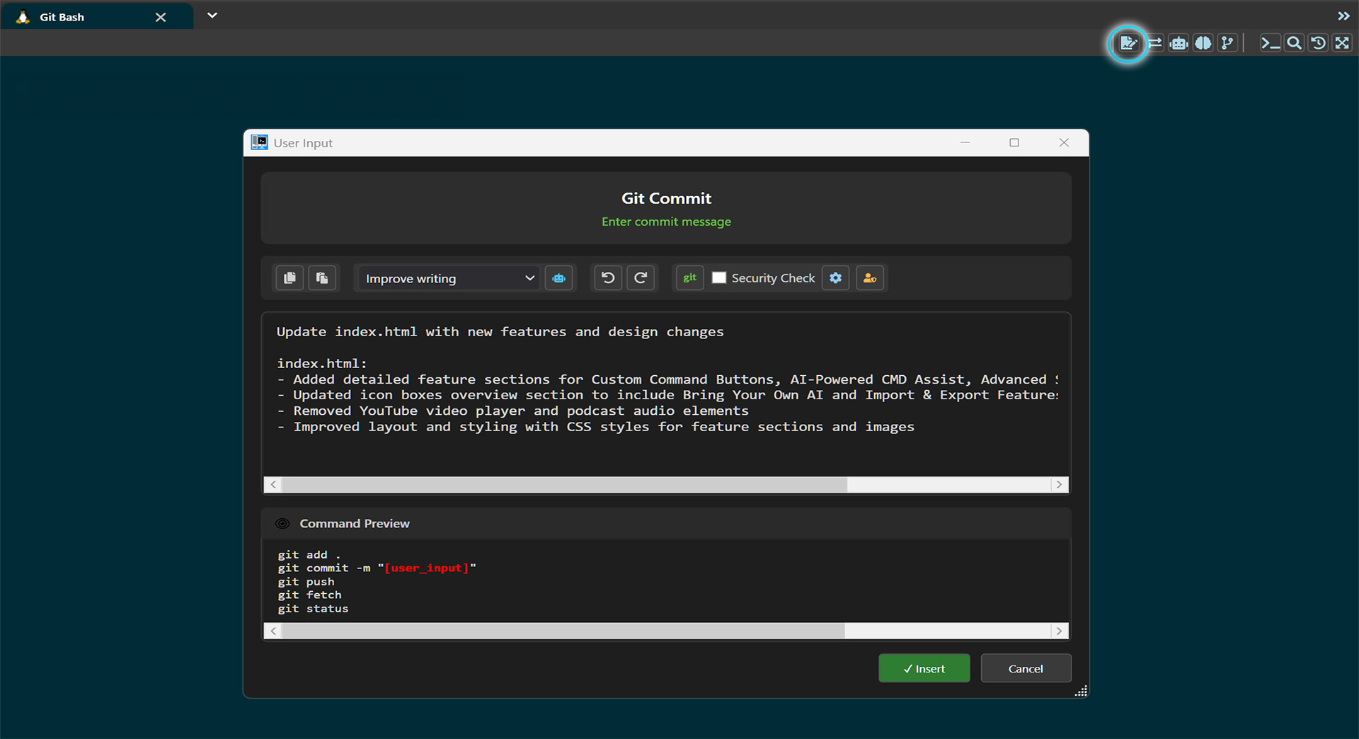 Security Framework Configuration